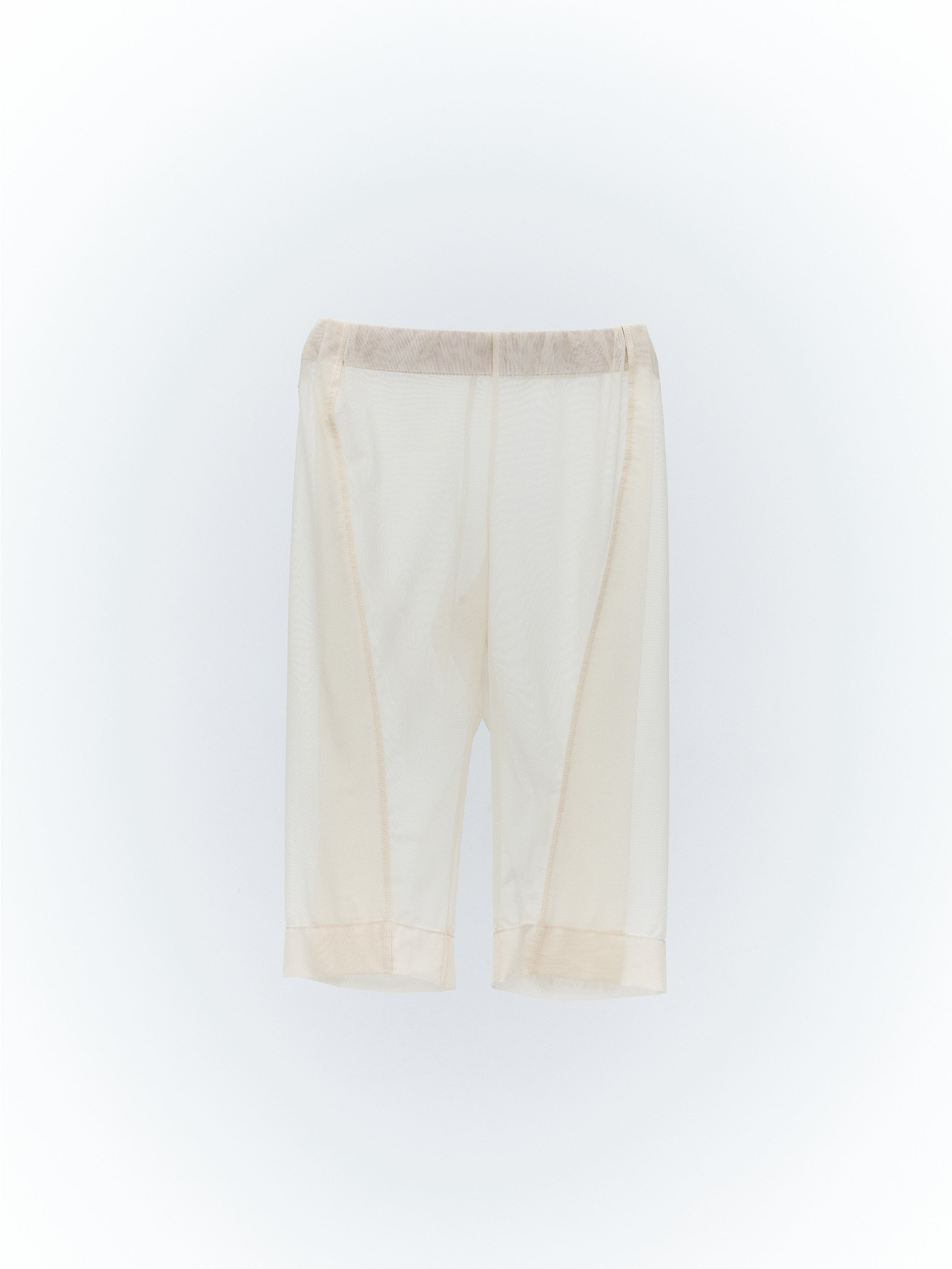 Sheer Overlap Short Leggings