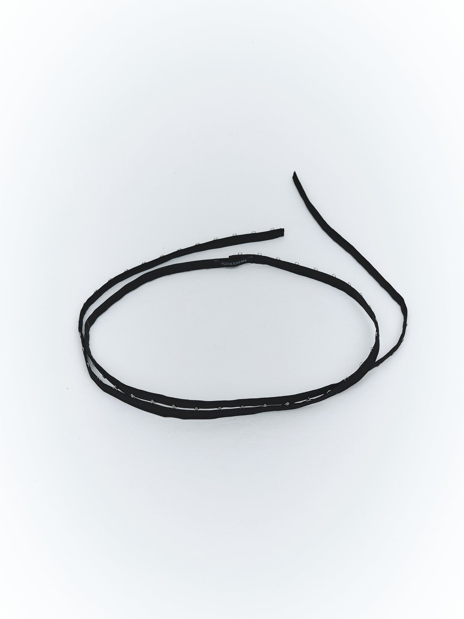 Hook Tape Eye Chain Belt / Black