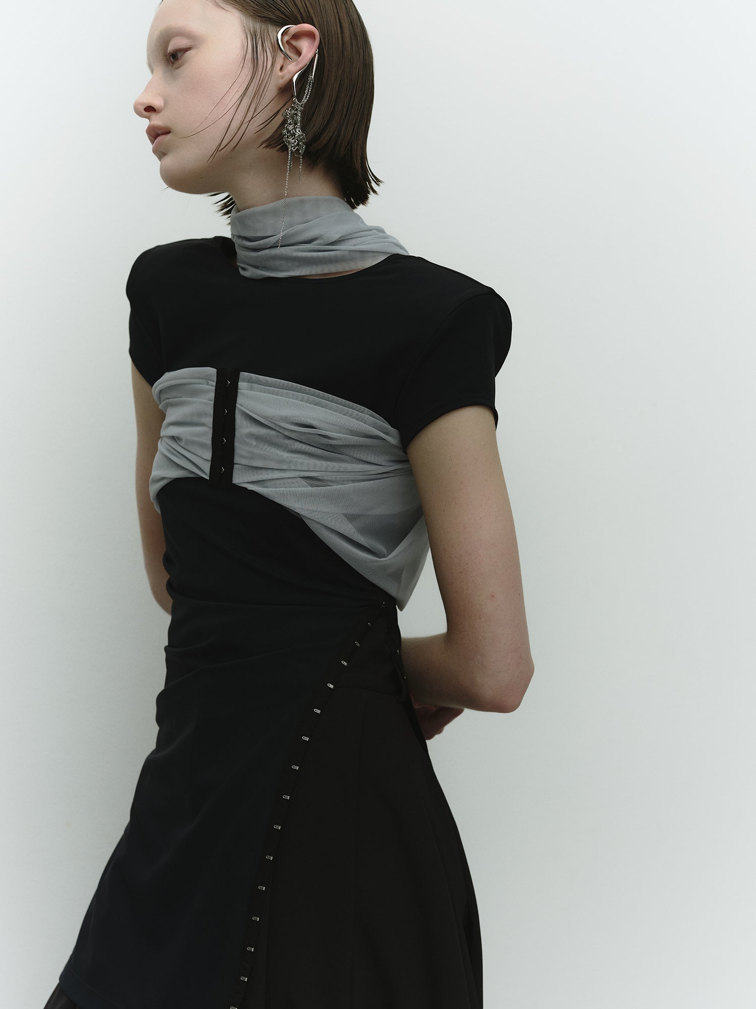 YUU Bind Top / Light Gray