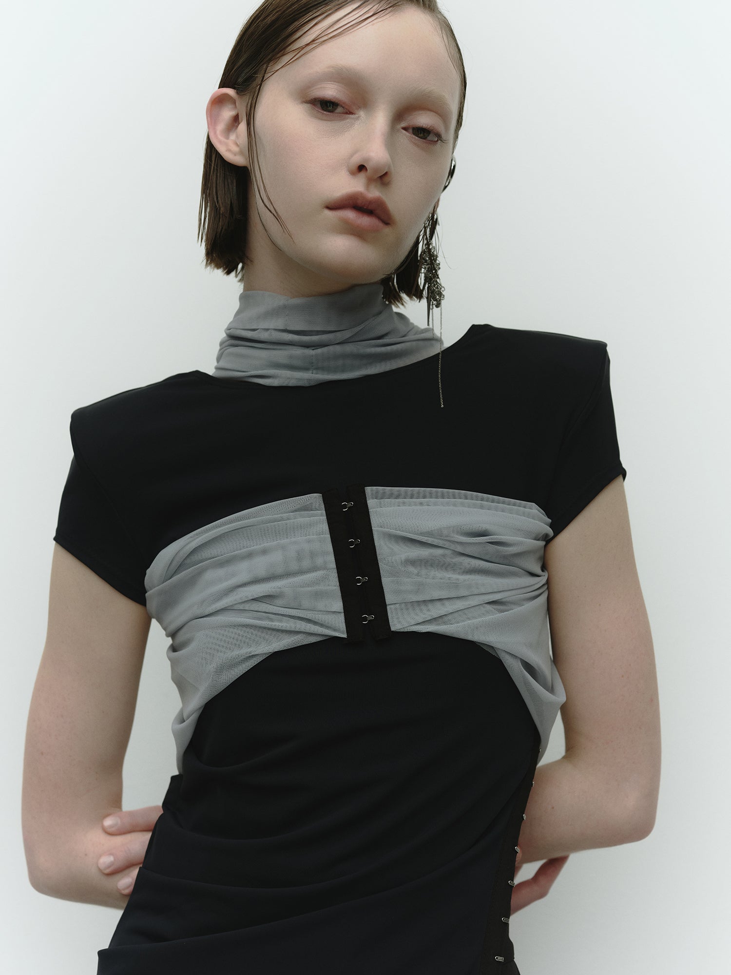YUU Bind Top / Light Gray