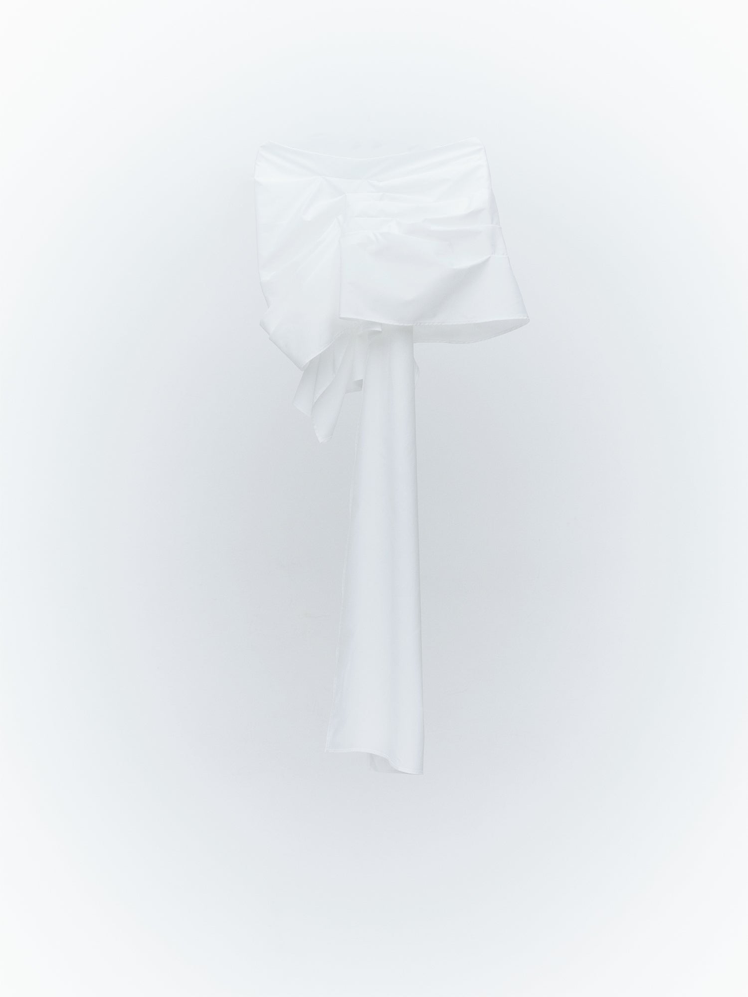 Ceinture Wrap Skirt / White