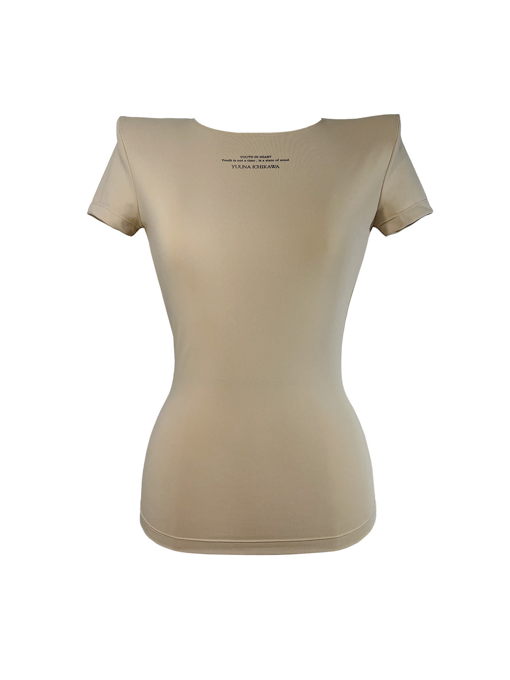 Shoulder pad beige tops