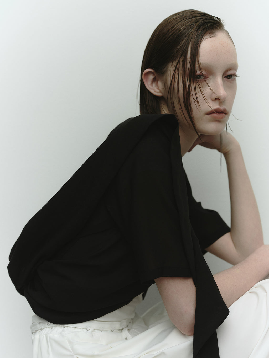 Ruffle Collar Blouse