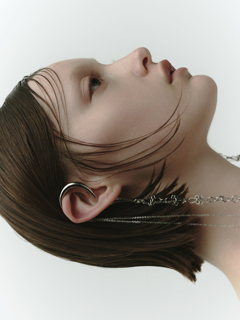 Eye Chain Ear Cuff Necklace