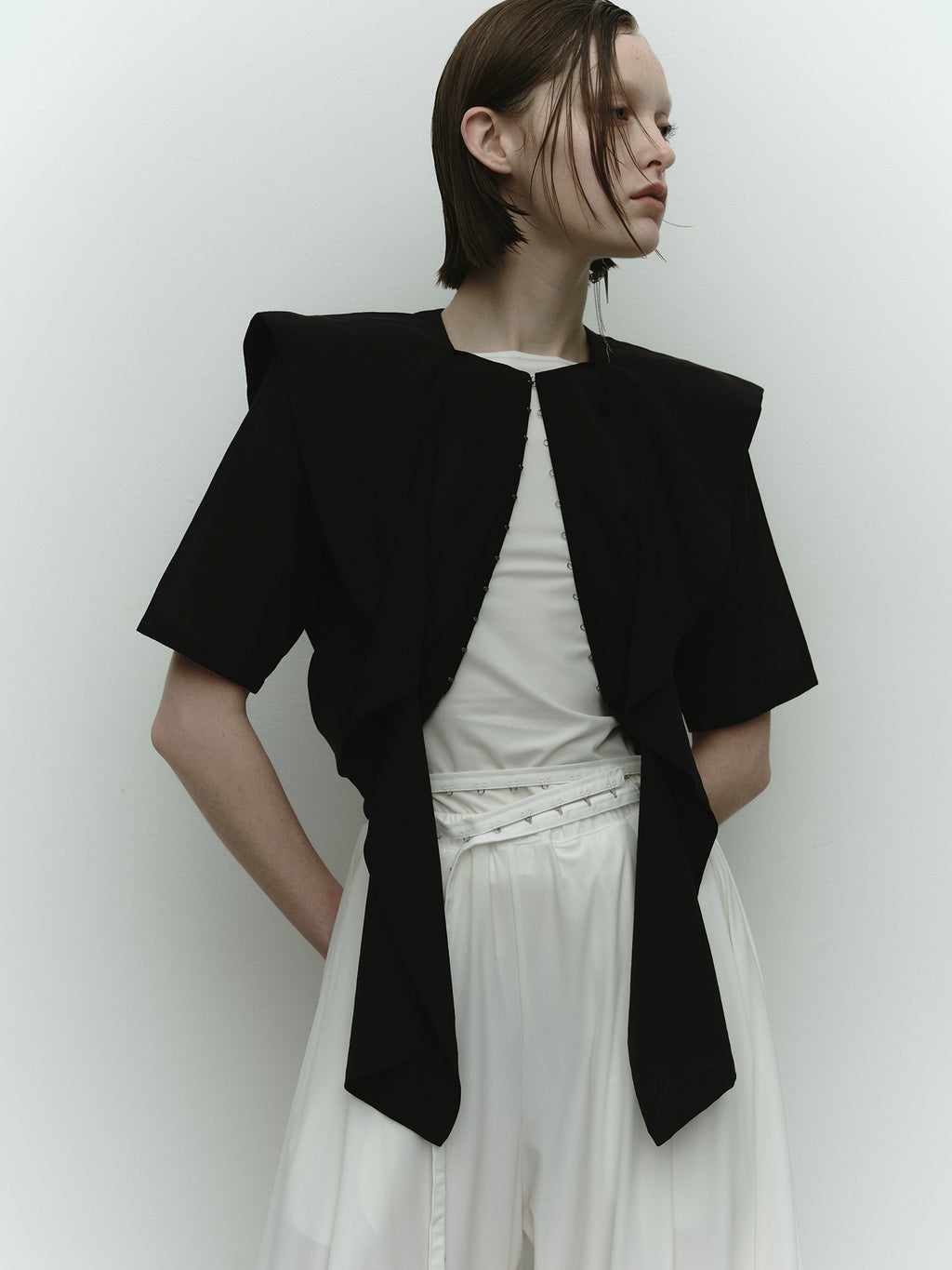 Ruffle Collar Blouse