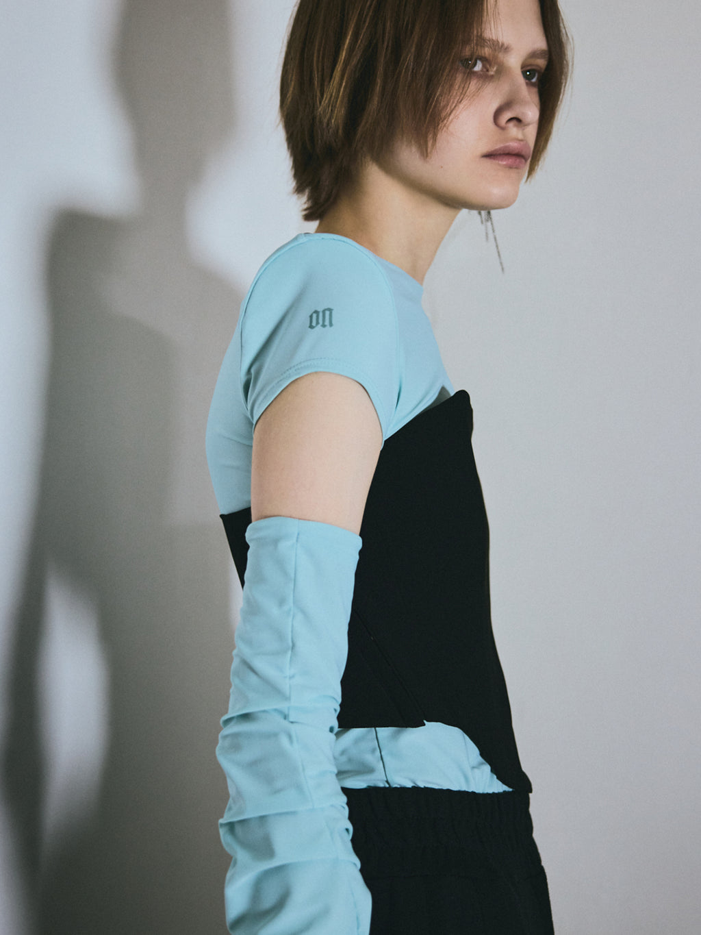 Back tulle corset / Black