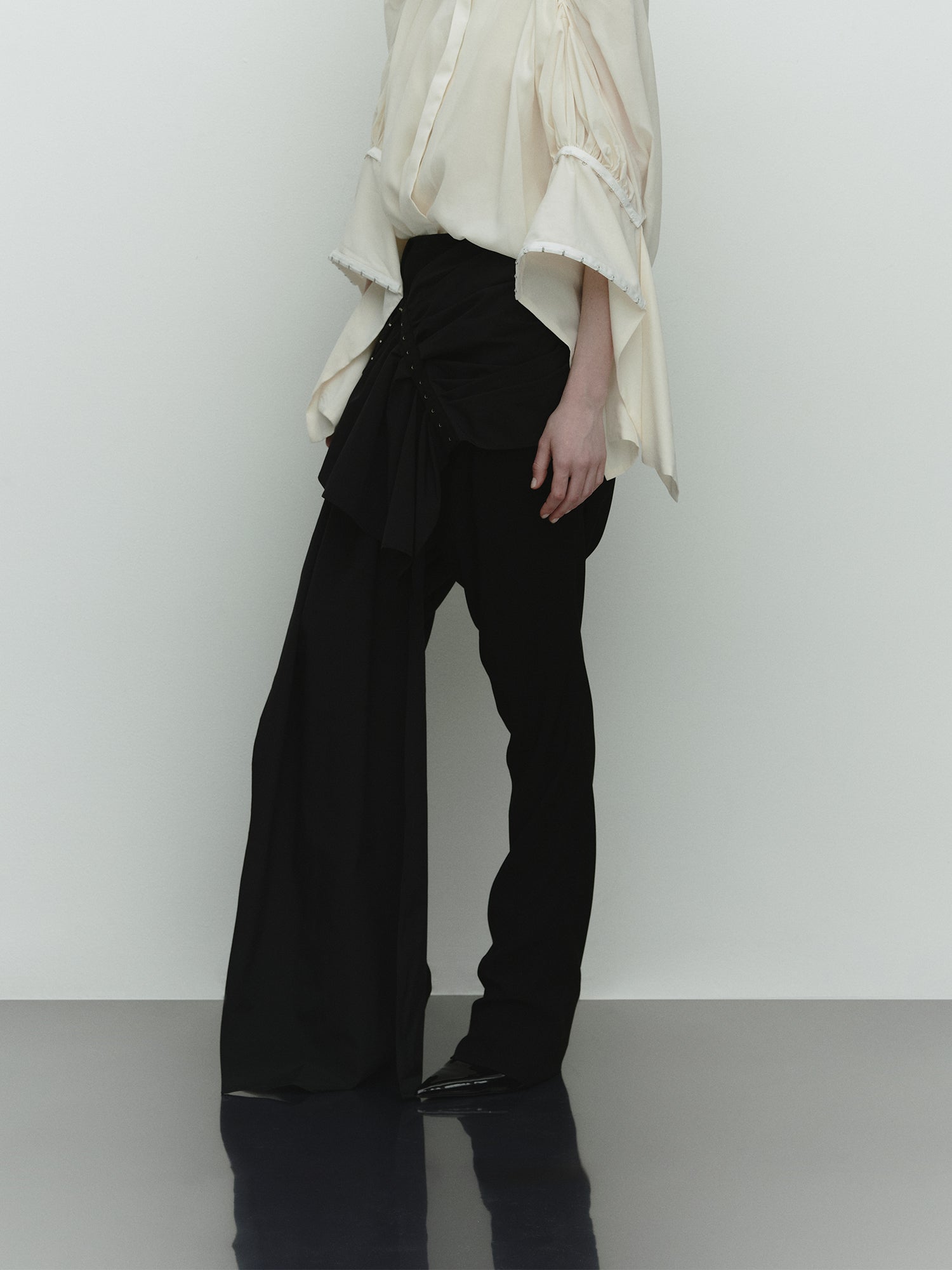 Ceinture Wrap Skirt / Black