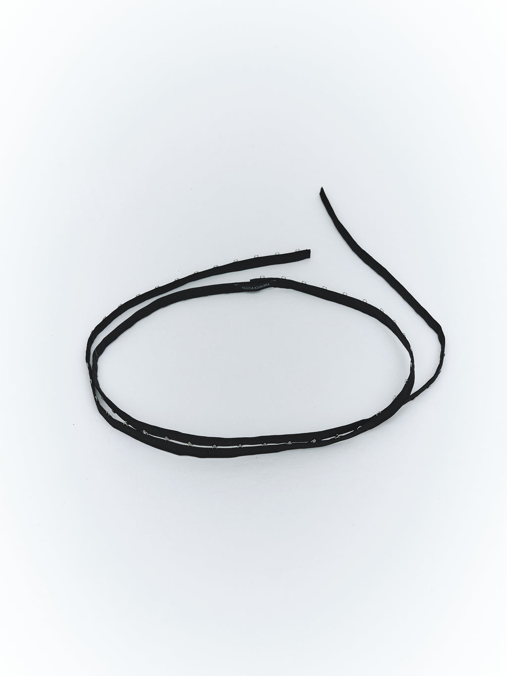 Hook Tape Eye Chain Belt / Black