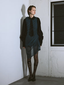 Lifted Sleeve Shirt / Black