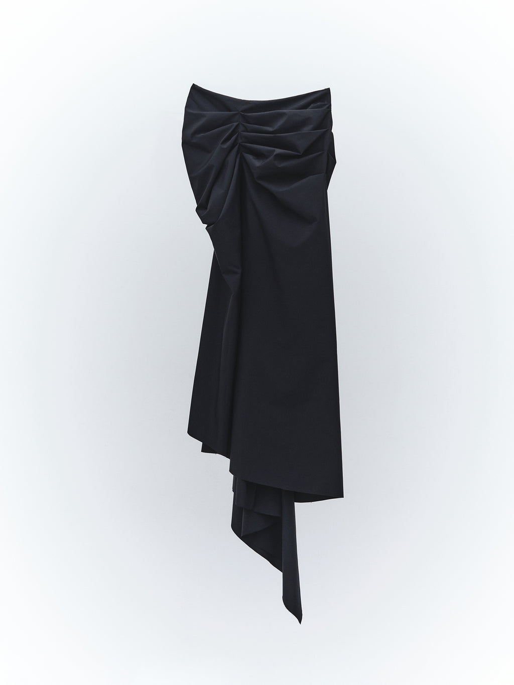 Ceinture Wrap Long Skirt / Black