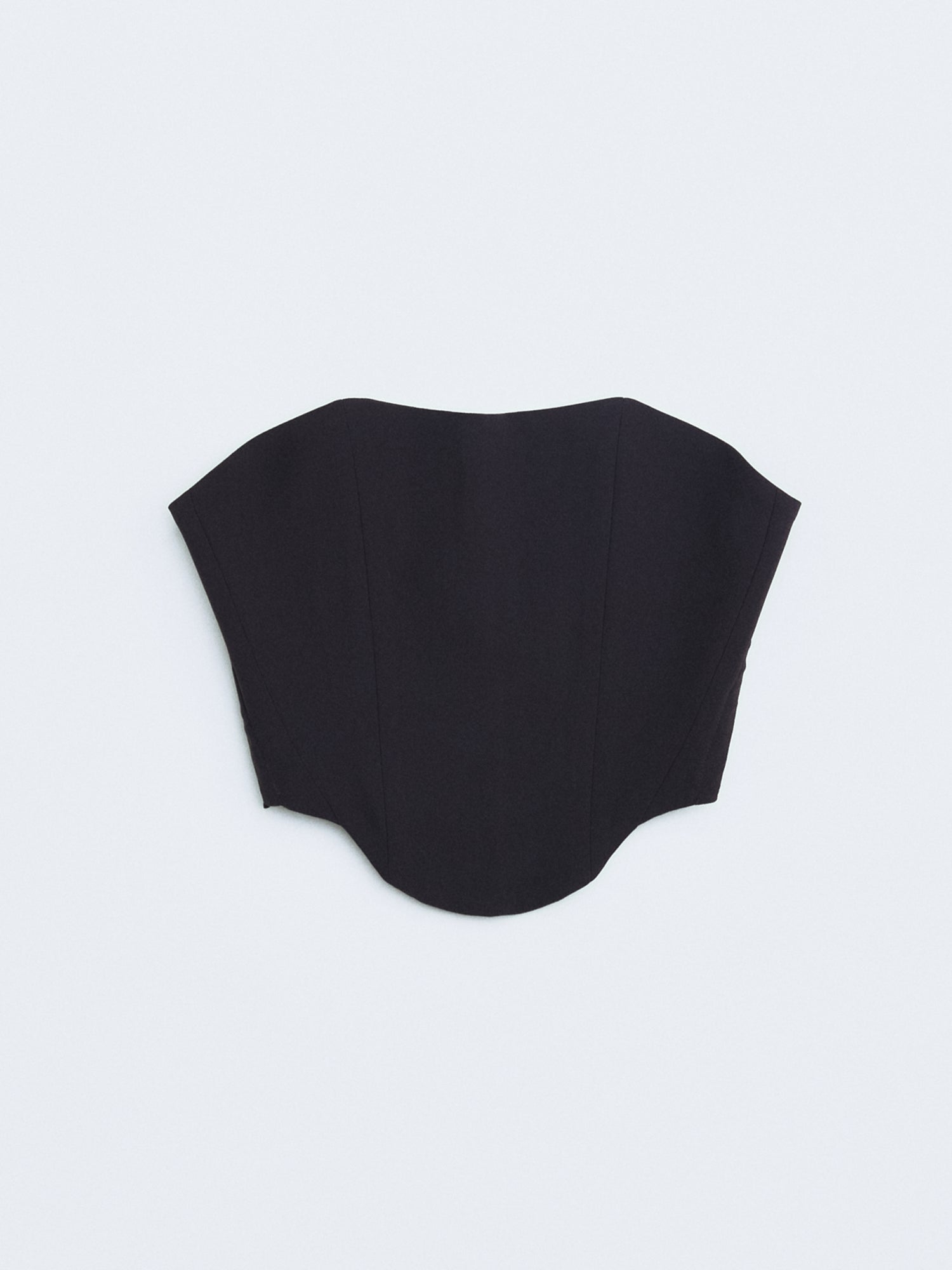 Back tulle corset / Brown