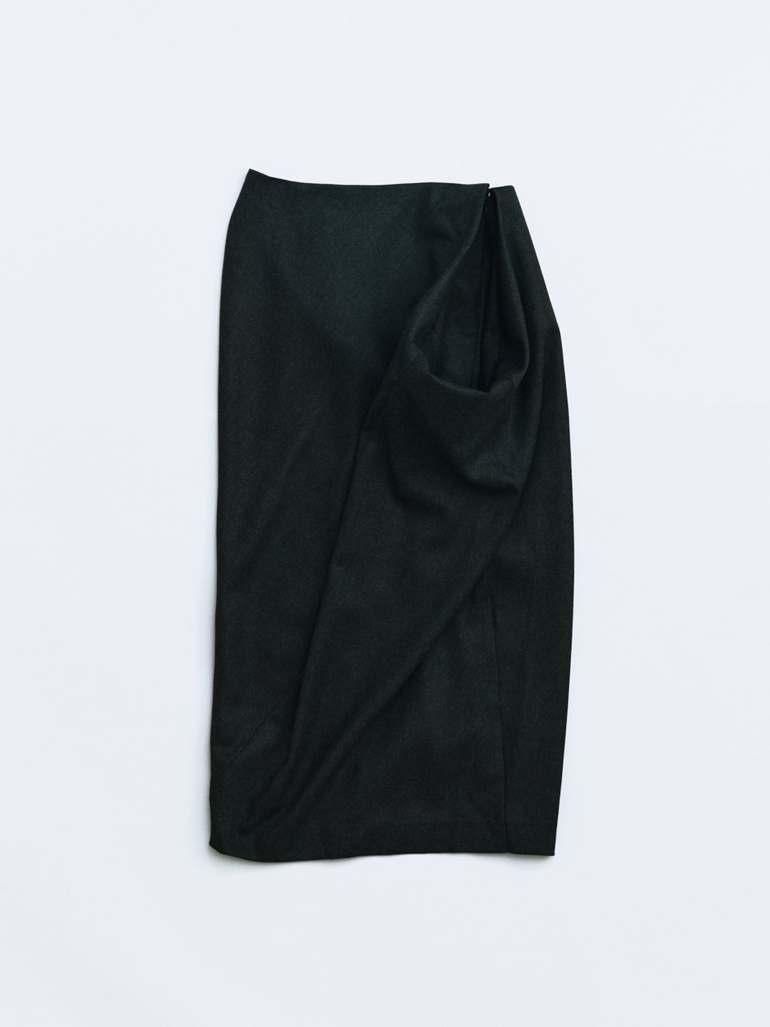 Void tuck skirt / Gray