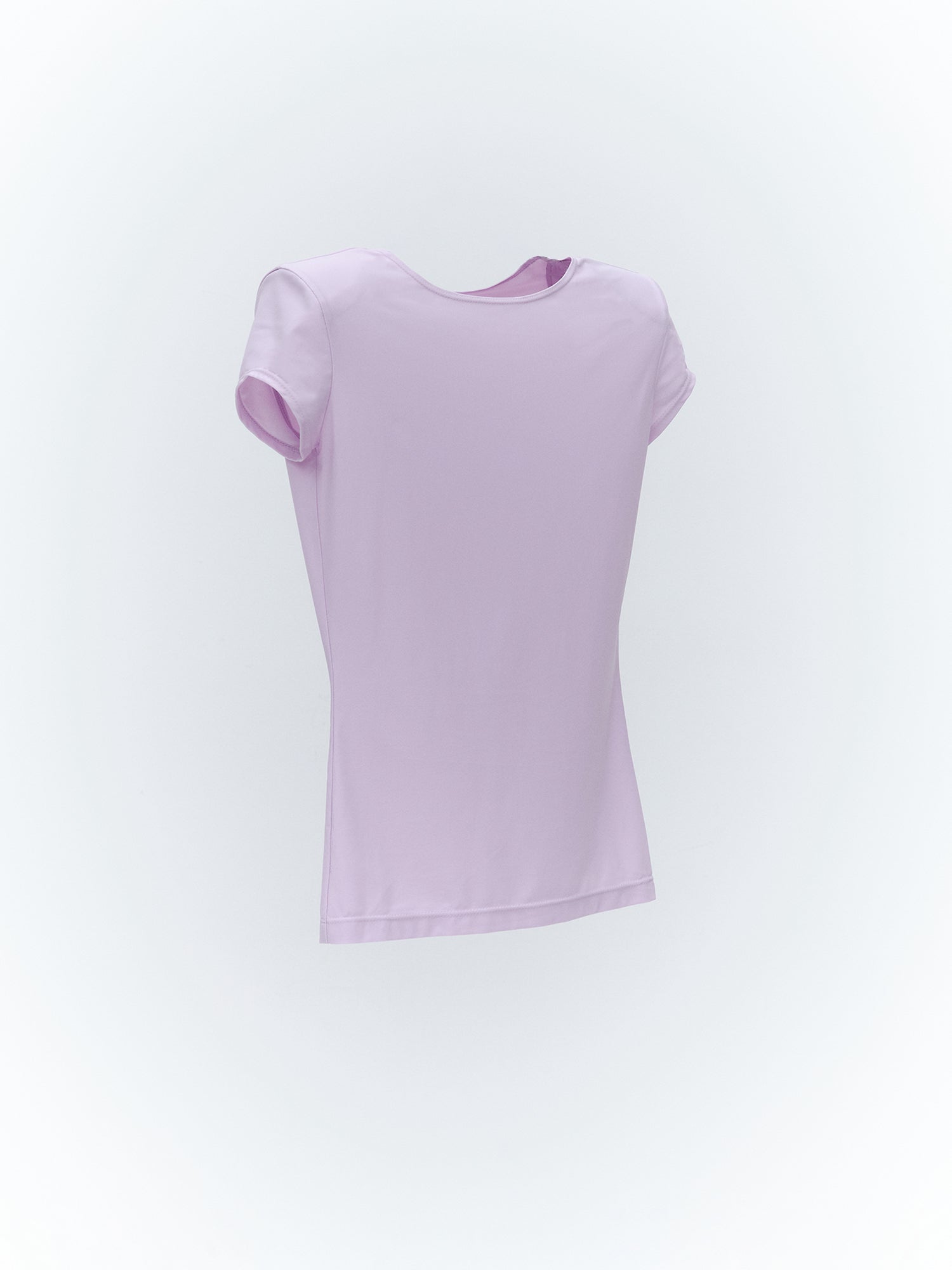Shoulder Pad Mini Sleeve Top / Lavender