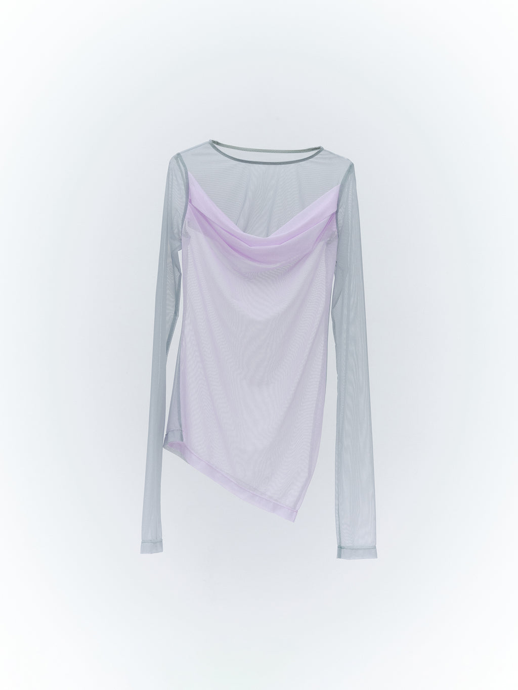 Sheer Drape Top / Lavender