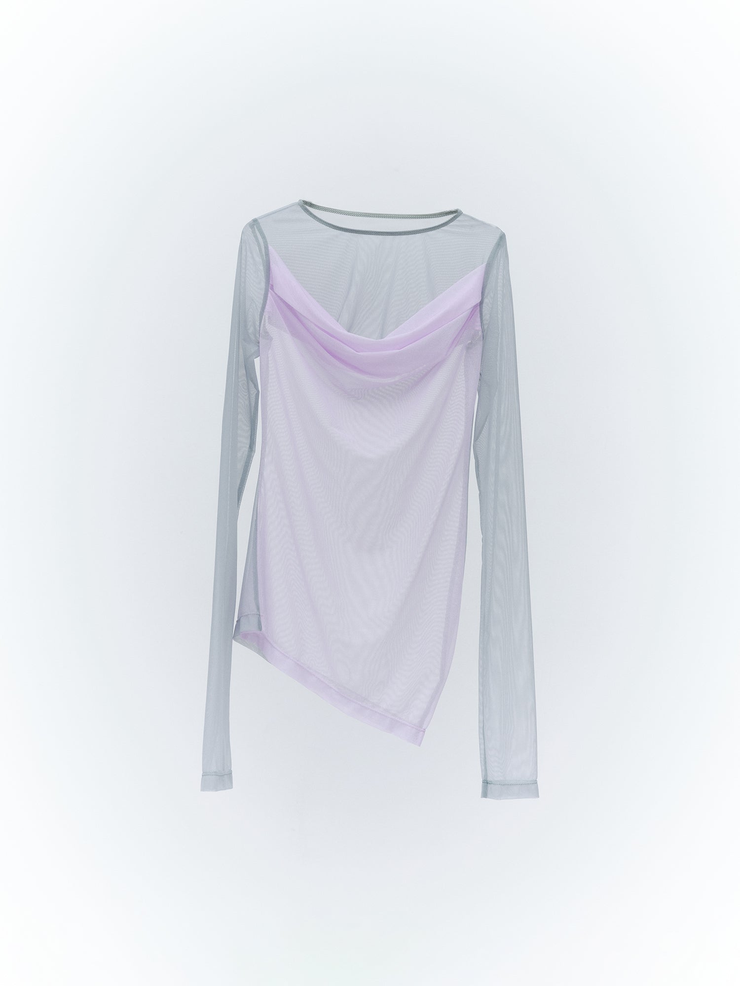 Sheer Drape Top / Lavender