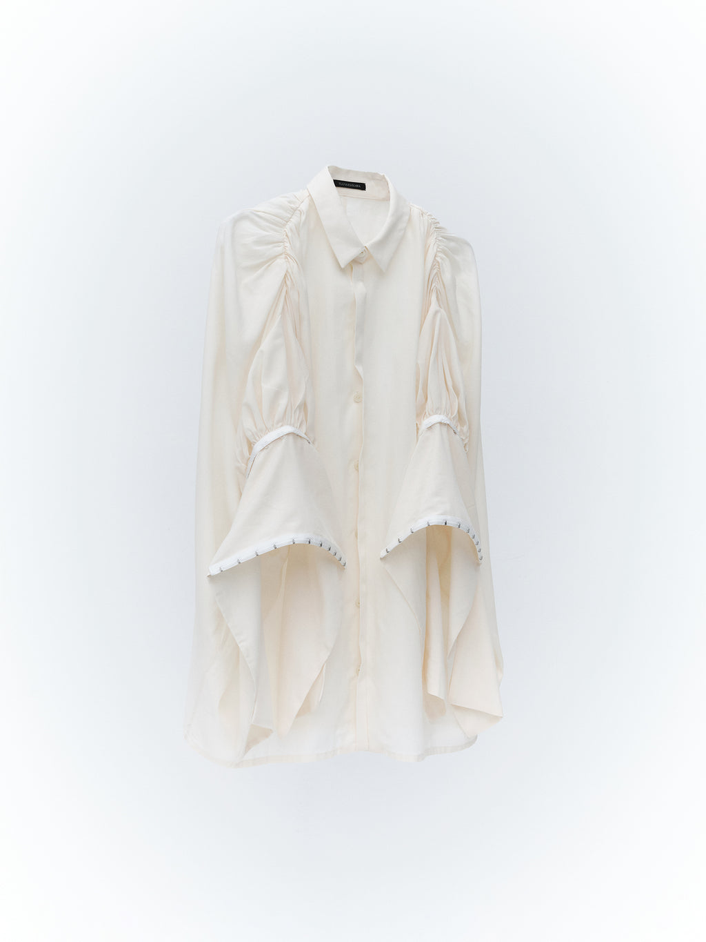 Bound Cuff Shirt / White