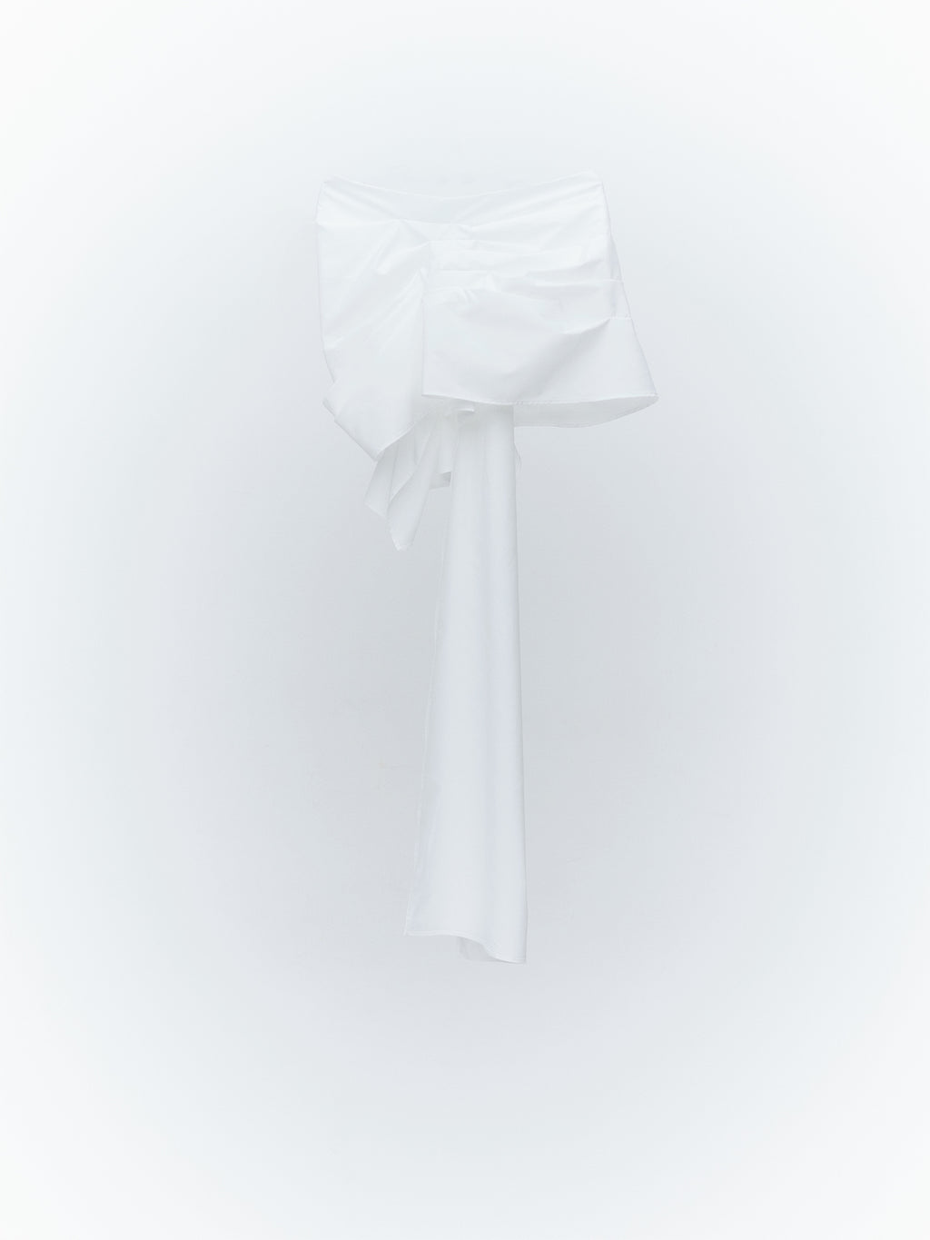 Ceinture Wrap Skirt / White